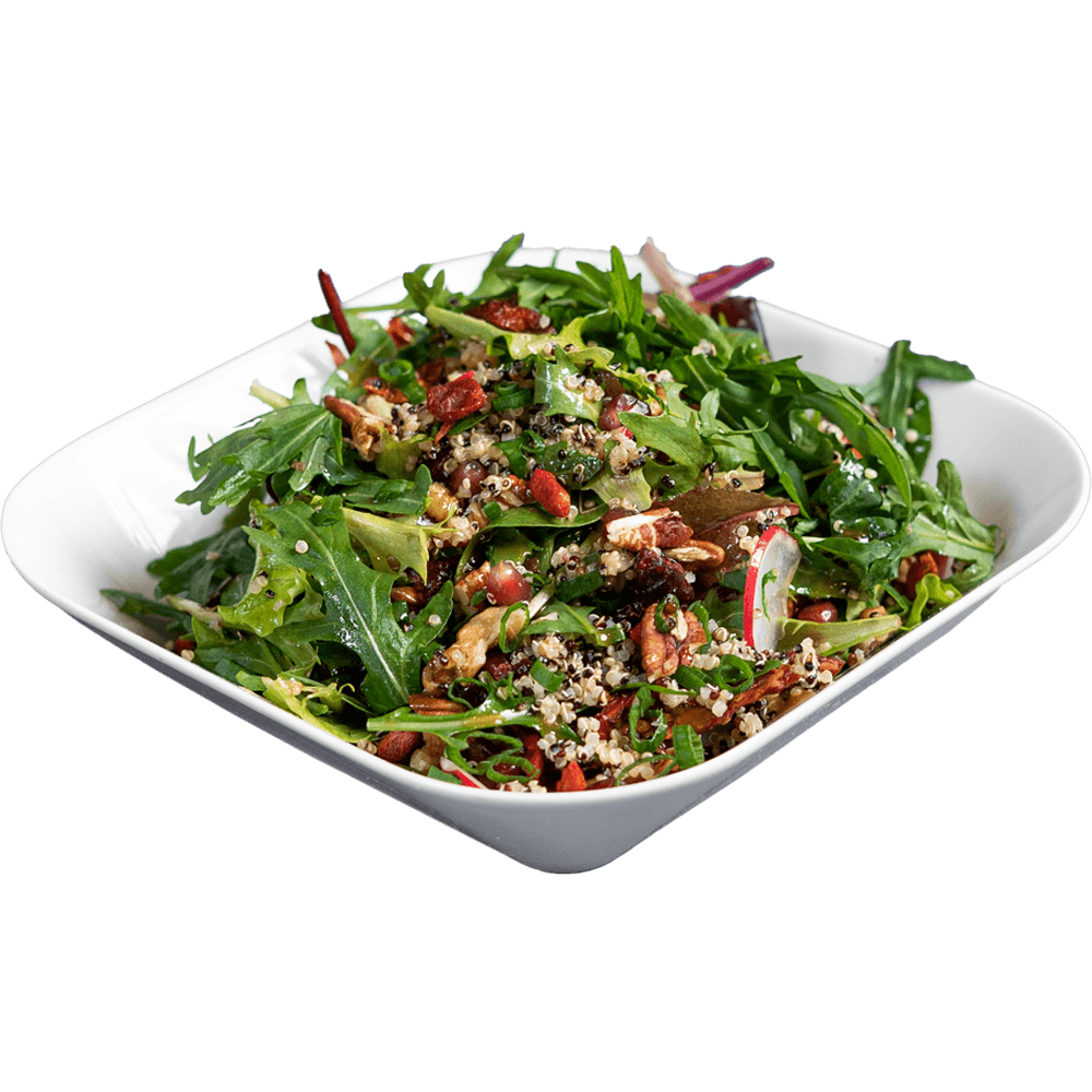 Quinoa, Berries and Nuts - Vegan burger at Lia's Kitchen Berlin