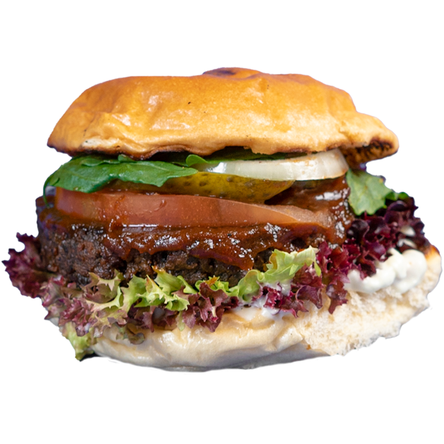 Smokey BBQ Mushroom Burger
